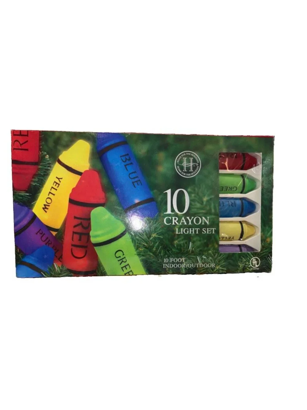RARE 1999 Crayon Favorite Colors 10 String Light Set Working